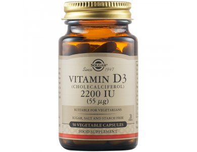 Solgar Vitamin D-3 2200 IU 50Vegs.Caps