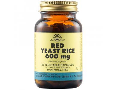 Solgar Red Yeast 600mg 60Vegs.Caps