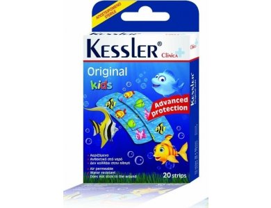 Kessler Original Kids Ψαράκια Αποστειρωμένα Παιδικά Αυτοκόλλητα 20τμχ