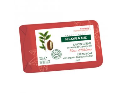 Klorane Fleur D' Hibiscus Cream Soap, Στέρεη πλάκα σαπουνιού, 100gr
