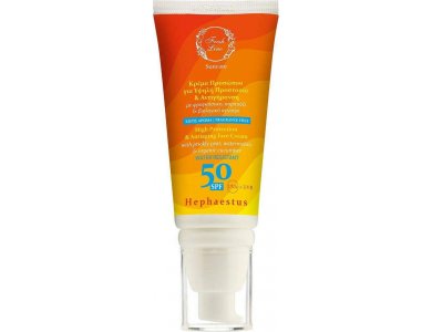 Fresh Line Hephaestus Face Cream, Αντηλιακή Κρέμα Προσώπου SPF50, 50ml