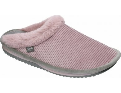 Scholl Brienne Fluffy Dusty Pink Ανατομικές Γυναικείες Παντόφλες Ροζ, No37