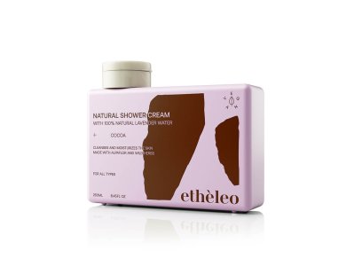Etheleo Cocoa Natural Body Shower Cream Κρεμώδες Αφρόλουτρο, 250ml