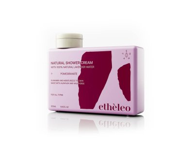 Etheleo Pomegranate Natural Body Shower Cream Κρεμώδες Αφρόλουτρο, 250ml