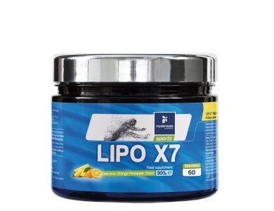My Elements Sports LIPO X7 Συμπλήρωμα Διατροφής με Γεύση Πορτοκάλι - Ανανά 300gr