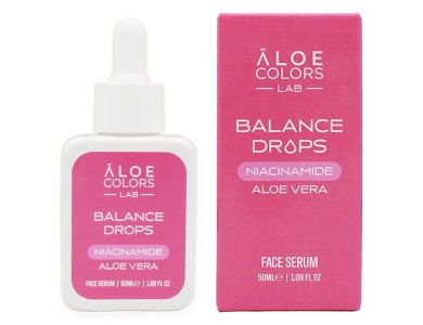 Aloe+Colors Face Serum Balance Drops Niacinamide, Ενυδατικός Ορός Προσώπου κατά της Λιπαρότητας, 50ml