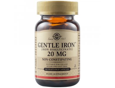 Solgar Gentle Iron 20mg 90Vegs.Caps