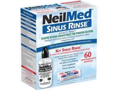 NeilMed Sinus Rinse Original Kit, 1 συσκευασία + 60 φακελάκια