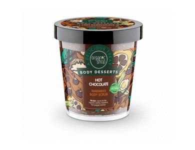 Organic Shop Body Desserts Hot Chocolate, Θερμαντικό απολεπιστικό σώματος, 450ml.