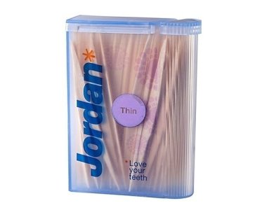 Jordan Dental Sticks Thin, Οδοντογλυφίδες, 100τμχ