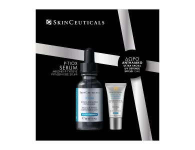 SkinCeuticals Promo P-Tiox Serum - Προηγμένος Αντιρυτιδικός Ορός Με Πεπτίδια, 30ml & Δώρο Ultra Facial Defence Spf50+ - Aντηλιακή Προστασία Προσώπου, 15ml