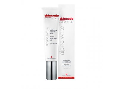 Skincode Alpine White Brightening Overnight Mask - Λευκαντική αντιοξειδωτικη κρεμομάσκα νύχτας 50ml