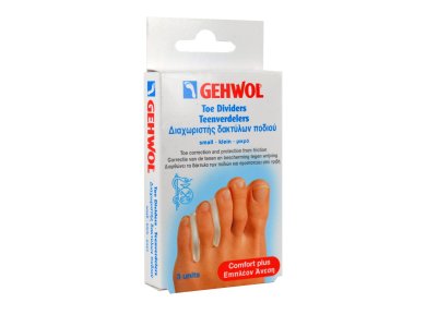 Gehwol Toe Dividers Small, Διαχωριστής δακτύλων ποδιού, Μικρό Μέγεθος, 3τμχ