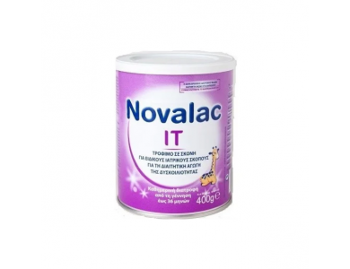 Novalac IT Γάλα Βρεφικής Ηλικίας 0-36m για την αντιμετώπιση της Δυσκοιλιότητας, 400gr