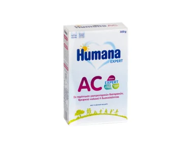 Humana AC Expert Κατά των Γαστρεντερικών Διαταραχών, Κολικών & Δυσκοιλιότητας για Ηλικίες 0+, 300gr