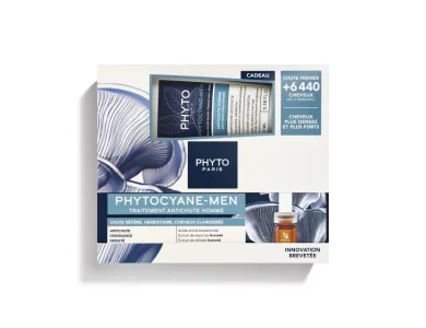 Phyto Promo Phytocyane-Men Anti-Hair Loss Treatment Θεραπεία κατά της Τριχόπτωσης για Άνδρες, 12vials x 3.5ml & Δώρο Anti-Hair Loss Shampoo Σαμπουάν για Άνδρες, 100ml, 1σετ