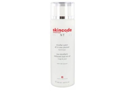 Skincode All in one Cleanser Micellar Water - Απαλό νερό καθαρισμού, για το πρόσωπο & τα μάτια. 200 ml