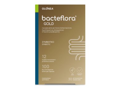 Olonea Bacteflora Gold Συμβιωτικό για την Υγεία & Ομαλή Λειτουργία του Εντέρου, 30caps