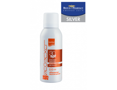 InterMed Luxurious Suncare Antioxidant Sunscreen Invisible Spray SPF30, Διάφανο Αντηλιακό με αντιοξειδωτική σύνθεση, 100ml
