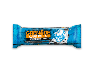 Grenade Carb Killa Cookies & Cream Μπάρα Υψηλής Πρωτεΐνης, 60gr