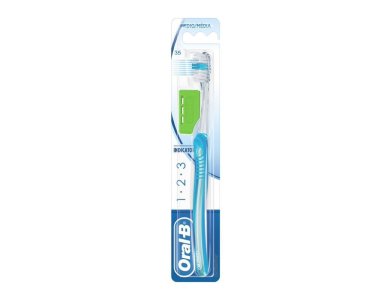 Oral-B 123 Indicator Οδοντόβουρτσα Μέτρια 35mm, 1τεμ