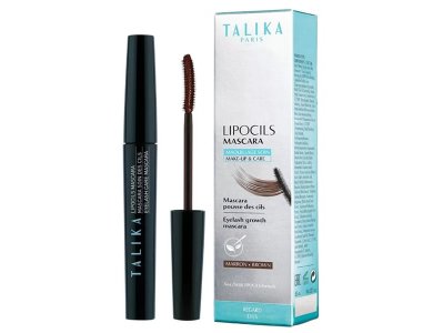 Talika Lipocils Mascara Καφέ Μάσκαρα για Όγκο & Μήκος, 8.5ml