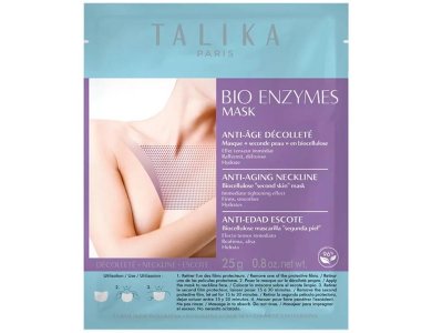 Talika Bio Enzymes Decolette Radiance Boost Mask, Συσφικτική Μάσκα Για Το Ντεκολτέ, 25gr