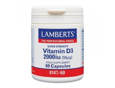 Lamberts Vitamin D 2000iu 60caps