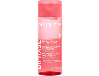 Nuxe Very Rose Make-Up Remover Eyes & Lips Διφασικό Ντεμακιγιάζ για Μάτια & Χείλη, 100ml