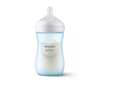 Philips Avent Natural Response Πλαστικό Μπιμπερό 1m+, Μπλε, 260ml