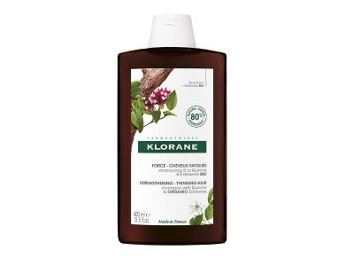 Klorane Force Shampoo Anti-Hair Loss with Quinine & Organic Edelweiss Δυναμωτικό Σαμπουάν κατά της Τριχόπτωσης με Εκχύλισμα Κινίνης & Βιολογικό Εντελβάις, 400ml