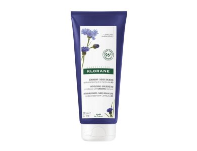 Klorane Centaurea Anti-Yellowing Conditioner, Μαλακτική Κρέμα Μαλλιών, 200ml