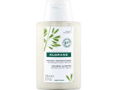 Klorane Oat Shampoo All Hair Types, Σαμπουάν, 100ml
