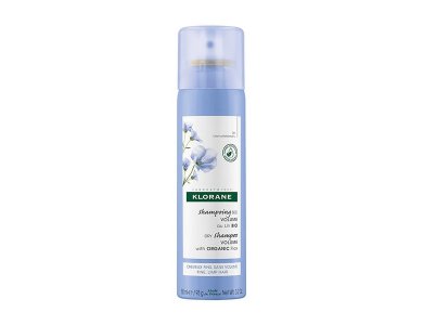 Klorane Linum Dry Shampoo Volume with Organic Flax, Ξηρό Σαμπουάν για Όγκο με Ίνες Βιολογικού Λιναριού, 150ml