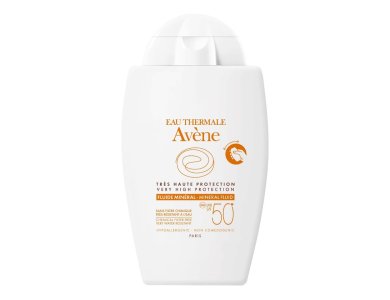 Avene Fluide Mineral SPF50+ Αντηλιακό Προσώπου για το Ευαίσθητο Mη Ανεκτικό Δέρμα, 40ml