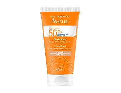 Avene Fluide Tinted TriAsorB SPF50+ Αντηλιακή Κρέμα Προσώπου με Χρώμα, 50ml