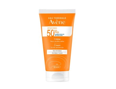 Avene Soins Solaire Cream SPF50+ Αντηλιακή Κρέμα Προσώπου για Ξηρό-Πολύ Ξηρό Δέρμα, 50ml