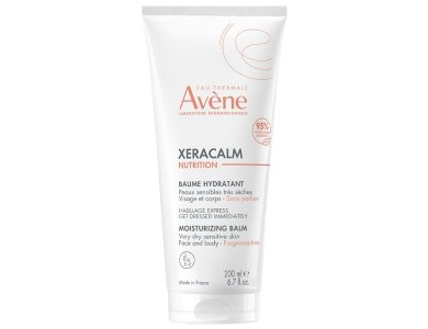 Avene XeraCalm Nutrition Moisturizing Balm, Ενυδατικό & Καταπραϋντικό Βάλσαμο για Πρόσωπο & Σώμα, 200ml