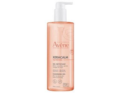 Avene XeraCalm Nutrition Cleansing Gel, Τζελ Καθαρισμού για Πρόσωπο & Σώμα, 500ml