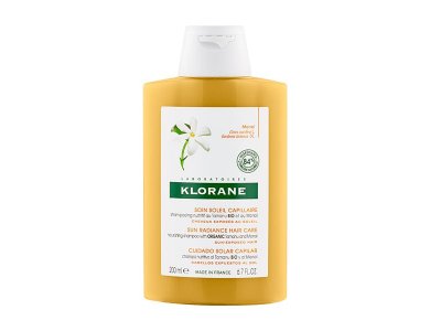 Klorane Monoi Sun Radiance Hair Care, Σαμπουάν Θρέψης και Επανόρθωσης, 200ml