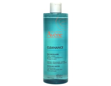 Avene Cleanance Micellar Water Νερό Καθαρισμού & Ντεμακιγιάζ για Λιπαρές Επιδερμίδες, 400ml