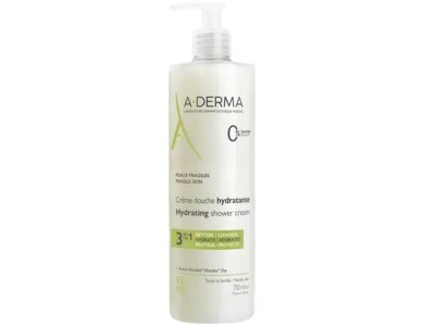 A-Derma Peaux Fragiles 3in1 Hydrating Shower Cream Κρεμοντούς 3σε1 Καθαρισμού & Ενυδάτωσης, 750ml