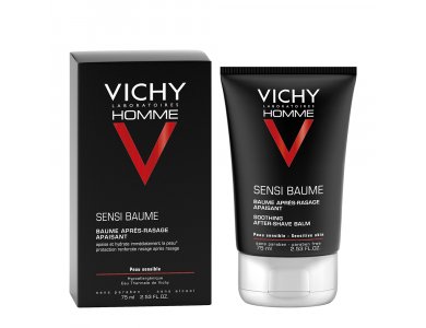 Vichy Homme Sensi Baume After shave για μετά το ξύρισμα κατά των ερεθισμών, 75ml