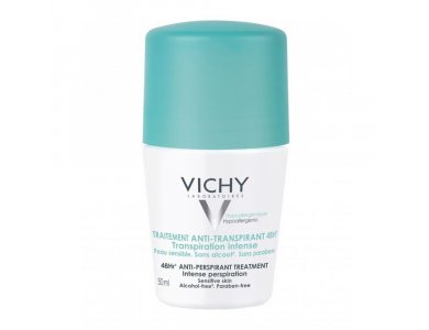 Vichy Deodorant 48H Intensive Anti-Transpirant, 50ml