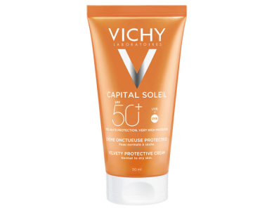 Vichy Ideal Soleil Skin Perfecting Velvety Cream, Βελούδινη Υφή SPF50, 50ml