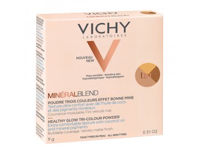 Vichy MineralBlend Healthy Glow Tri-Color Powder Tan 9gr