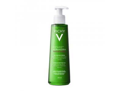 Vichy Normaderm Phytosolution Gel, Καθαρισμού Προσώπου για Λιπαρές επιδερμίδες με Τάση Ακμής 400ml