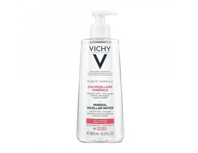 Vichy Purete Thermale Mineral Micellar Water, Μεταλλικά Στοιχεία για Πρόσωπο & Μάτια για Ευαίσθητες Επιδερμίδες 400ml