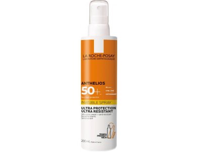 La Roche Posay Anthelios Invisible Spay Shaka SPF50+ Αόρατο Αντηλιακό Spray με Πολύ Υψηλή Προστασία, 200ml
