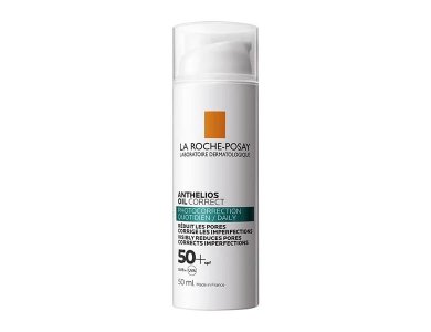La Roche Posay Anthelios Oil Correct Photocorrection Daily Gel-Cream SPF50+, Αντηλιακό για Λιπαρό Δέρμα & Ατέλειες, 50ml